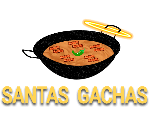 Logo - Santas Gachas - Con letras horizontal